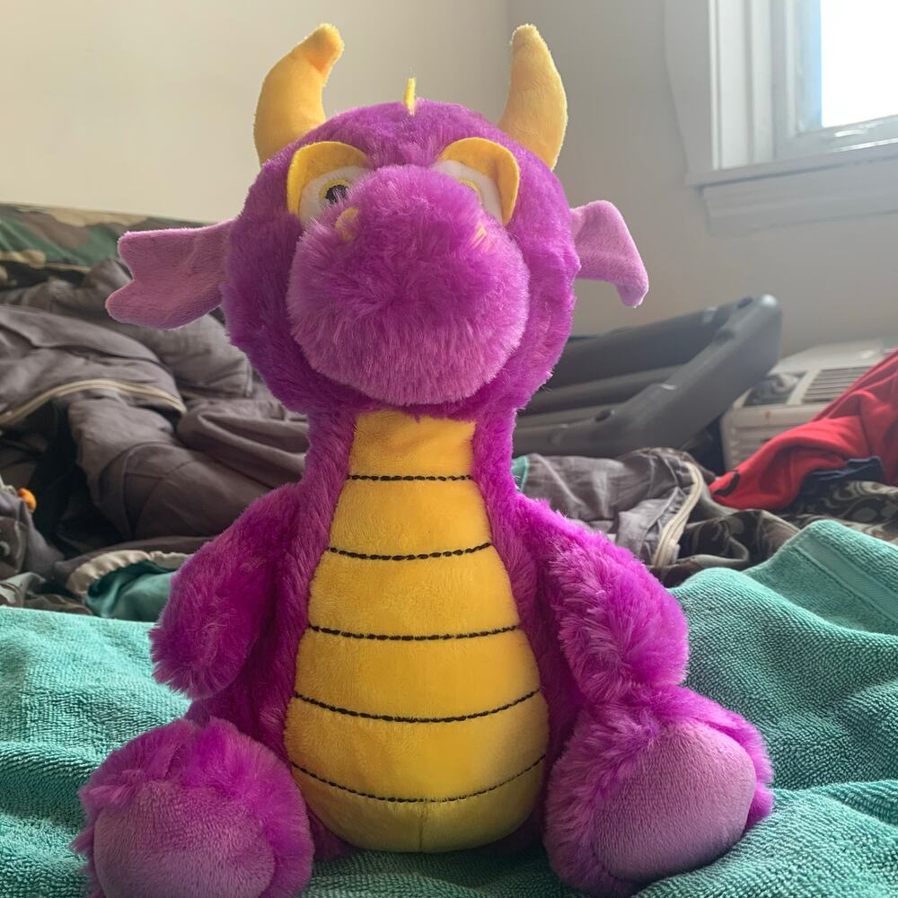 BJ TOYS Purple Spyro Dragon with Horns - Picture 5 of 16